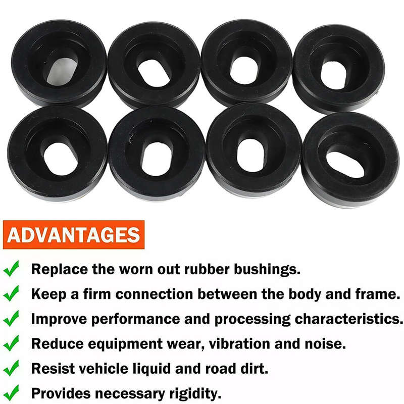 For Chevy Silverado 1500 1999-2014 GMC Sierra 7-141 Body Cab Mount Bushing Kit