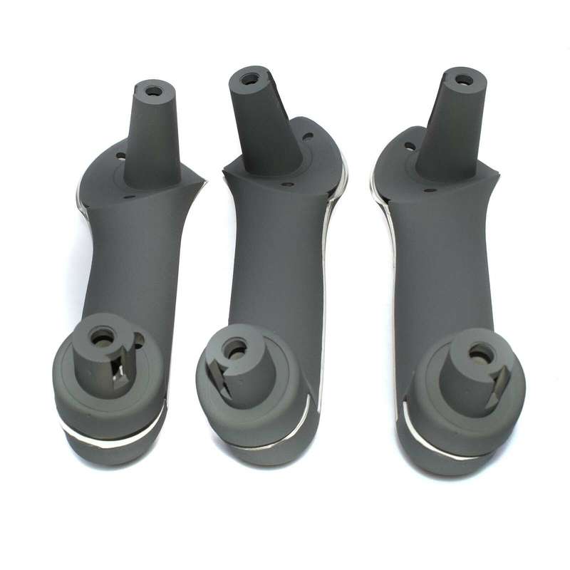 3PCS New Gray Inside Door Grab Handle Panel For VW Jetta Golf MK4 1J0 867 172 A