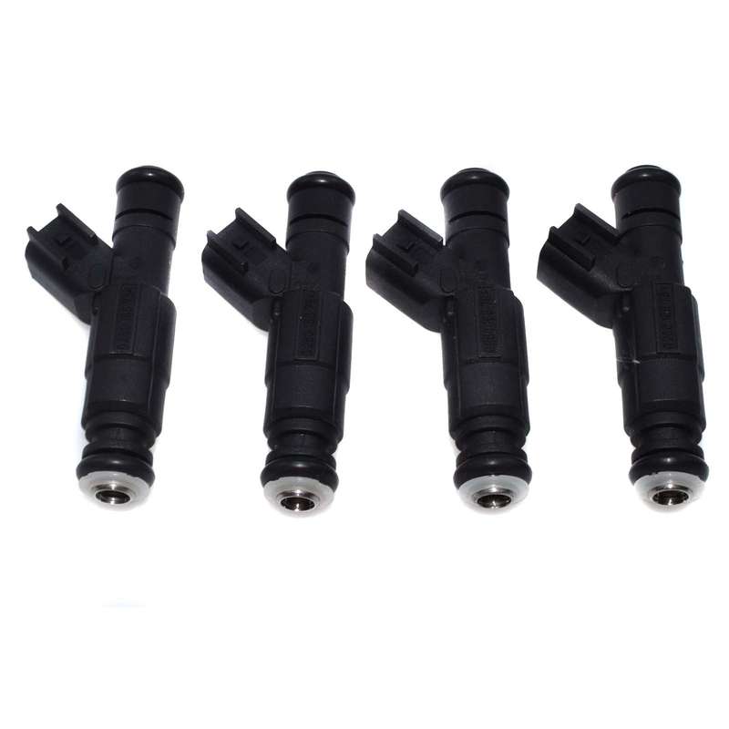 4-Hole Upgrade Fuel Injectors For 99-04 4.0L Jeep Cherokee 0280155784 Set 4pcs