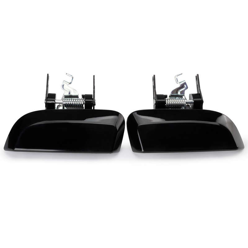 2x Black Rear Left+Right Door Handle for 2005-12 Nissan Pathfinder 4.0L V6 5.6L