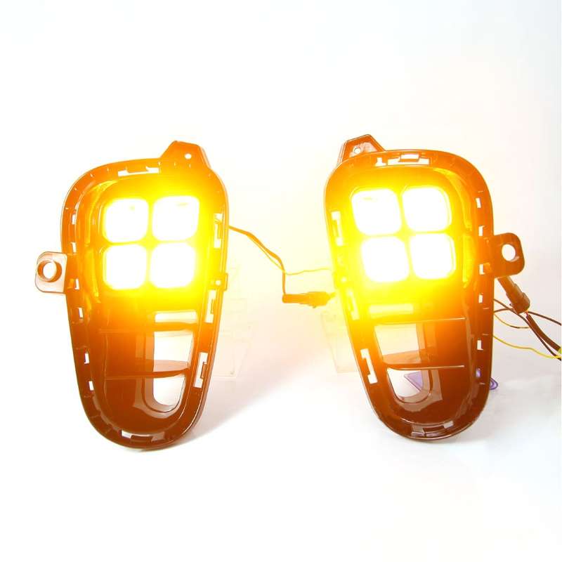 Car DRL Front Fog lamp Daytime Running Light fit for KIA Rio EX/LX/S 18-2020
