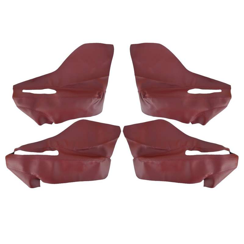 4pc Inner Door Armrest Panel Leather Cover Fit for Jeep Renegade 2015 2016 2017