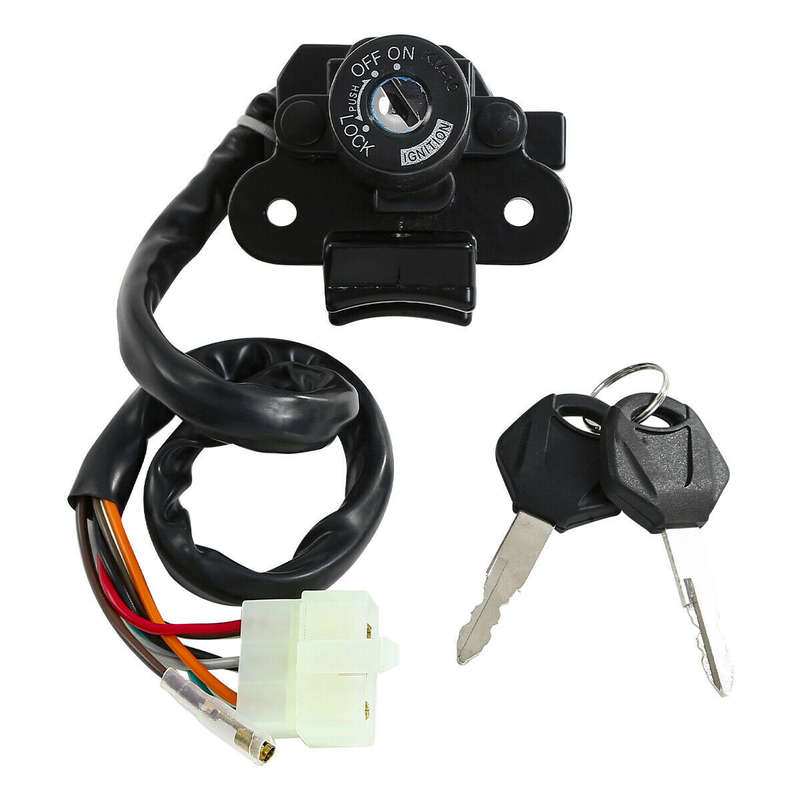 For Kawasaki Ninja ZX7R ZX9R ZXR400 ZX900 Ignition Switch Gas Cap Lock Key Plug