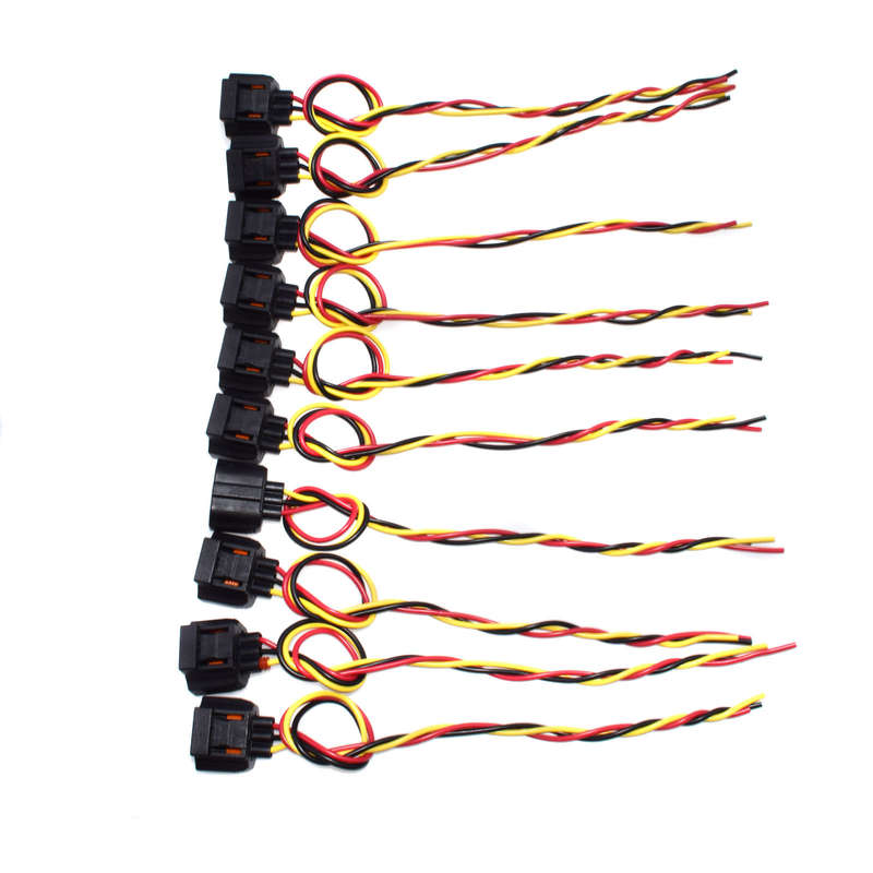 3 Wire Harness Connector Multi Purpose 10PCS For Cadillac Chevrolet Ford WPT118