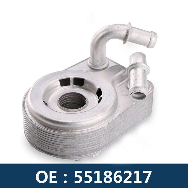 55180933 Auto Part Engine Oil Cooler 55186217 for Fiat Bravo Doblo Multipla