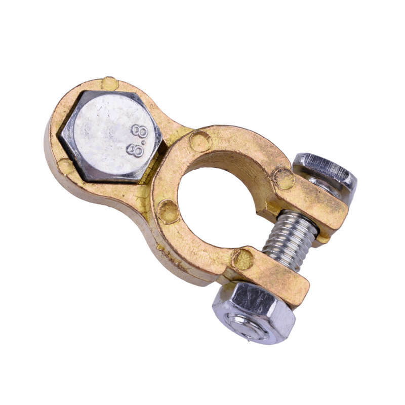 Pair M10 Battery Terminal Connector Cable Clamp Clip Parts Universal New