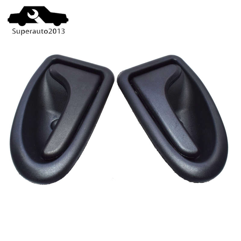 Pair Inside Door Handle Left & Right Side For Renault Clio Megane Scenic Trafic