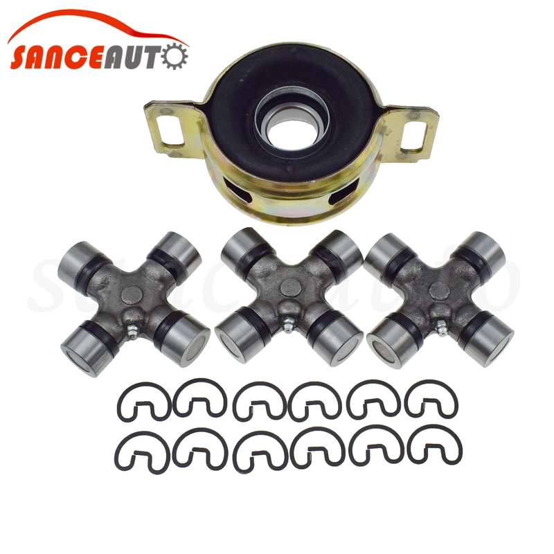 Driveshaft Support Bearing & Spicer U-Joints for Toyota Tacoma 95-04 T100 93-98