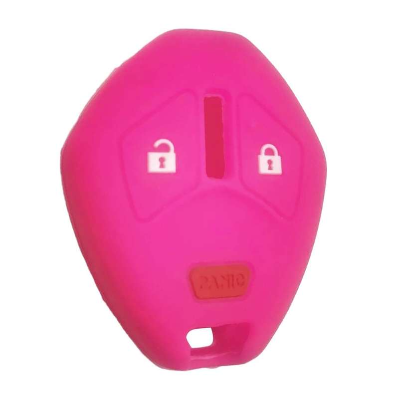 1x Pink Remote Key Fob Cover Fit For Mitsubishi Outlander Endeavor Lancer