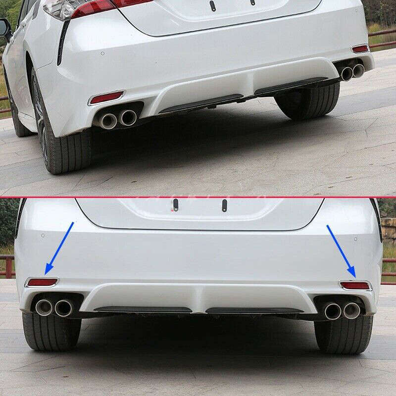 Fit For 18-20 Toyota Camry SE/XSE/TRD Bumper Reflector Surrounds Fog Light Cover
