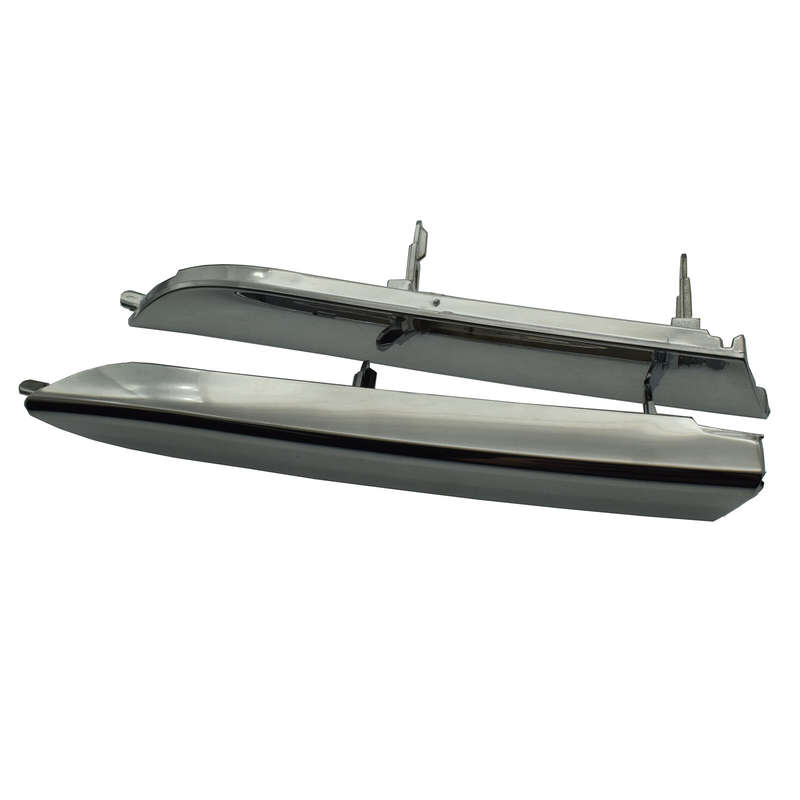 2Pcs Bumper Molding Chrome Trim Front Left&Right Side For Lexus RX350 RX450h New