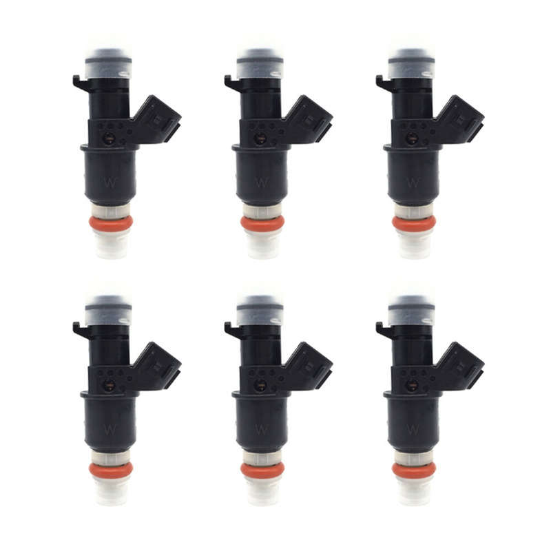 6PCS Fuel Injector 16450-RCA-A01 For Honda Odyssey Accord For Acura MDX 3.0L
