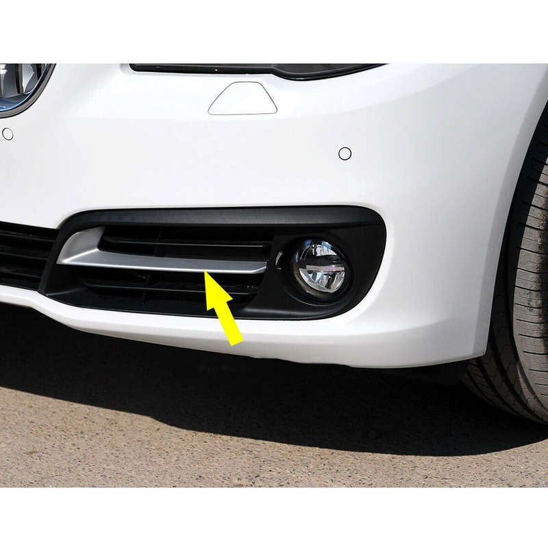 Front Bumper Left Grille Strip Trim Molding Fit for BMW 5 Serie F10 F18 2014-16