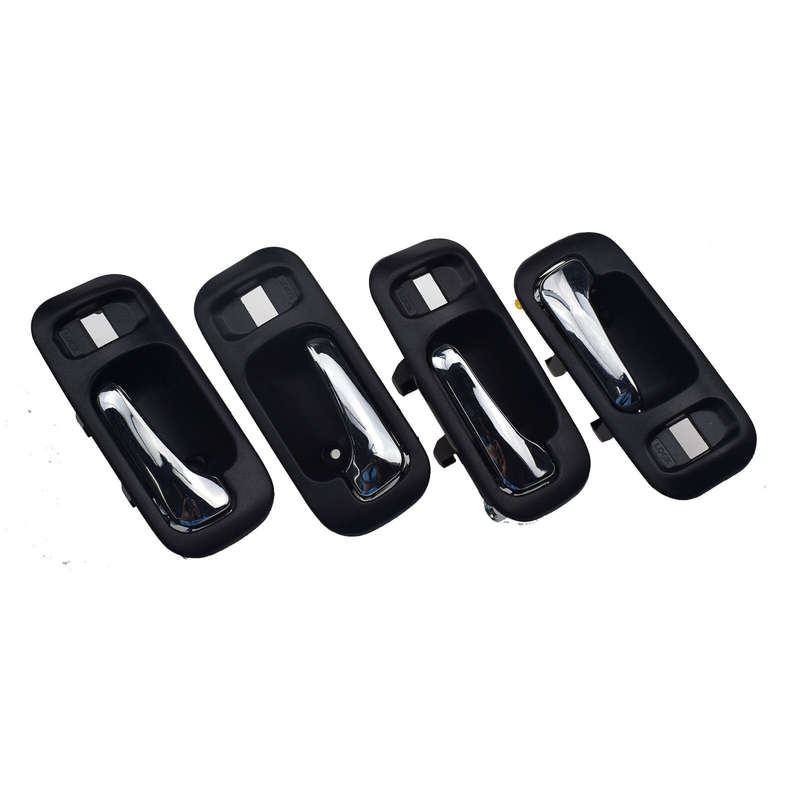 Interior Door Handle Black Front Rear LH RH For 1997-01 Honda CR-V 95-98 Odyssey