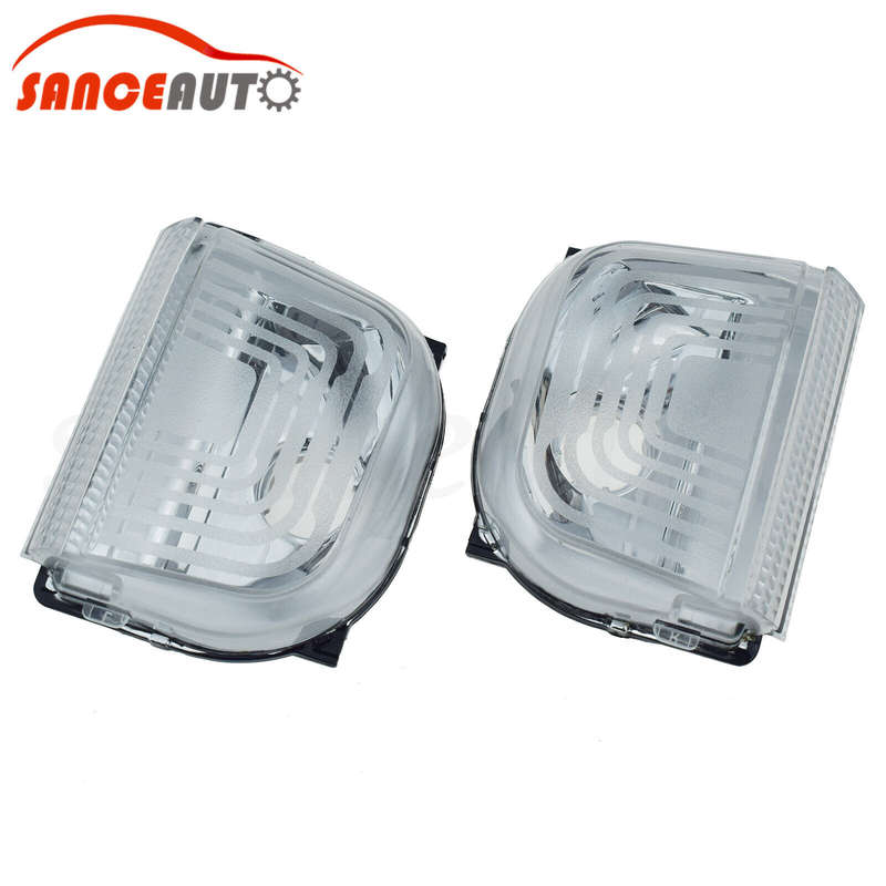 Pair Rearview Mirror Light Turn Signal Lamp For Mercedes Sprinter 907/910 18-23
