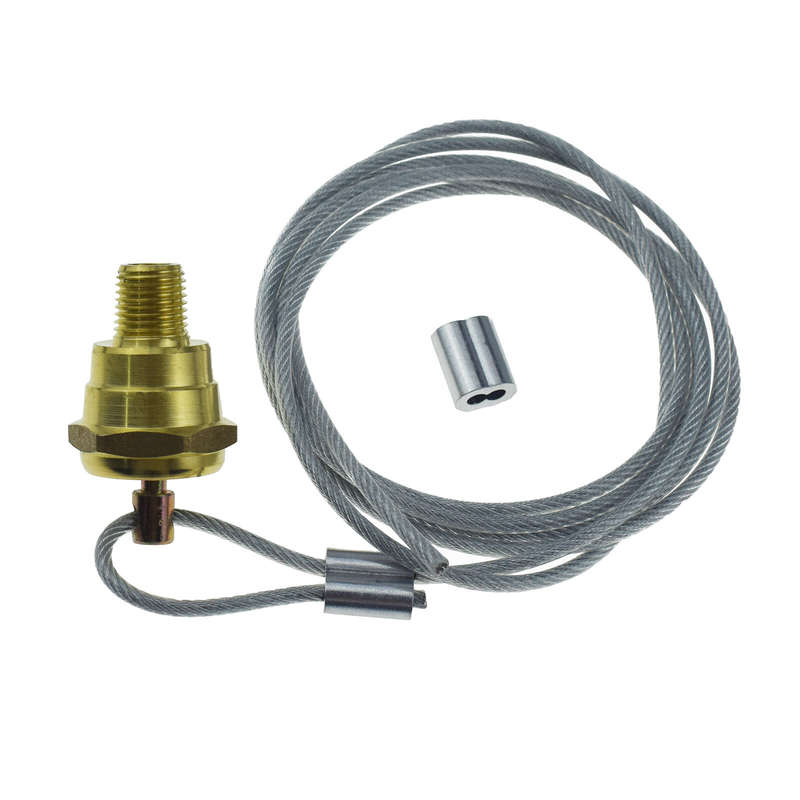 Air Tank Pull Drain Valve 3/8"NPT 1215354000 12-15354-000 For Freightliner New