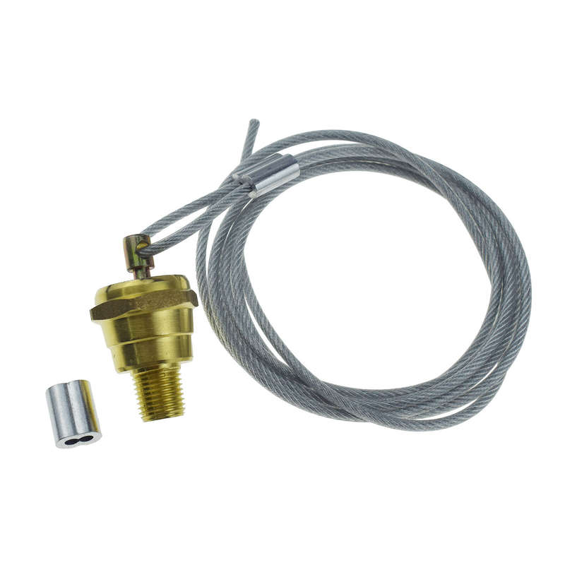 Air Tank Pull Drain Valve 3/8"NPT 1215354000 12-15354-000 For Freightliner New