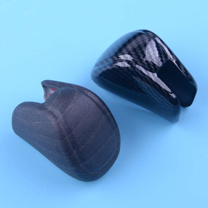 Fit For Honda Accord 2018 2019 Carbon fiber Look Gear Shift Knob Cover Trim