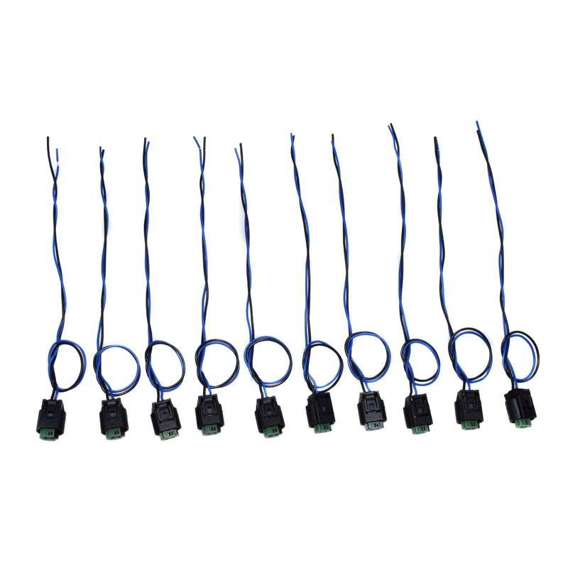 New Outside Ambient Air Temperature Sensor Socket Plug&Wire Kit 10PCS For BMW