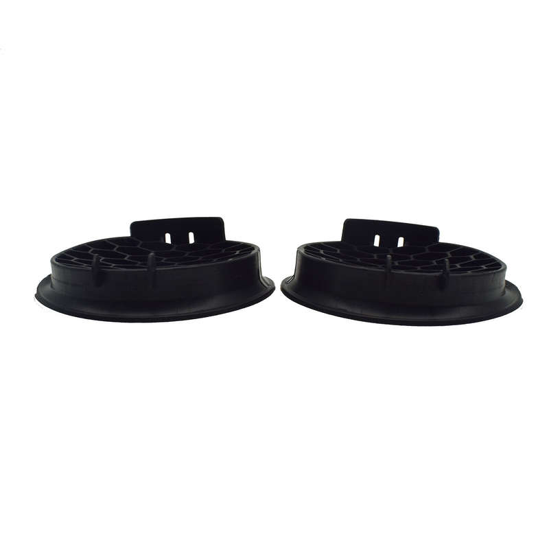 Pair For Subaru Impreza 2008-2014 Black Front Bumper Fog Light Cover Grilles