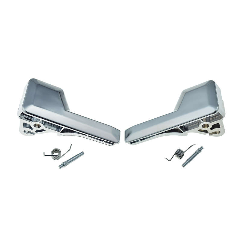 2X Interior Inner Door Handle LH RH For 07-14 Ford Edge 07-15 Lincoln MKX Chrome
