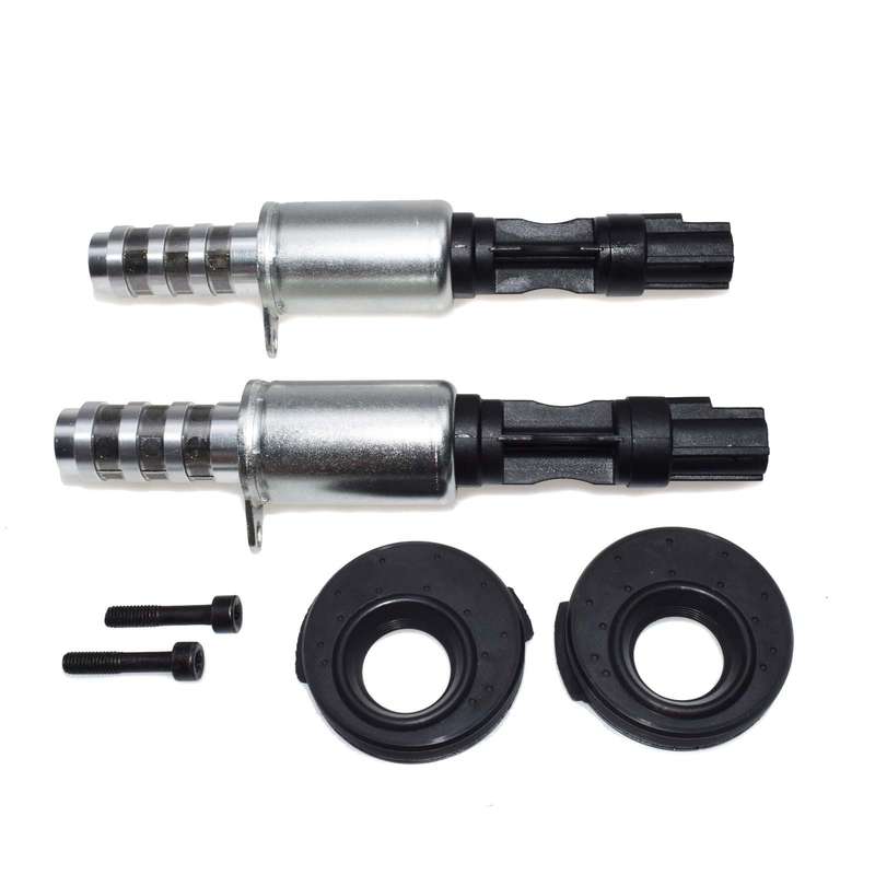 2pcs Variable Camshaft Timing Solenoid w/ Seal Screw For Ford F150 4.6V 5.4L New