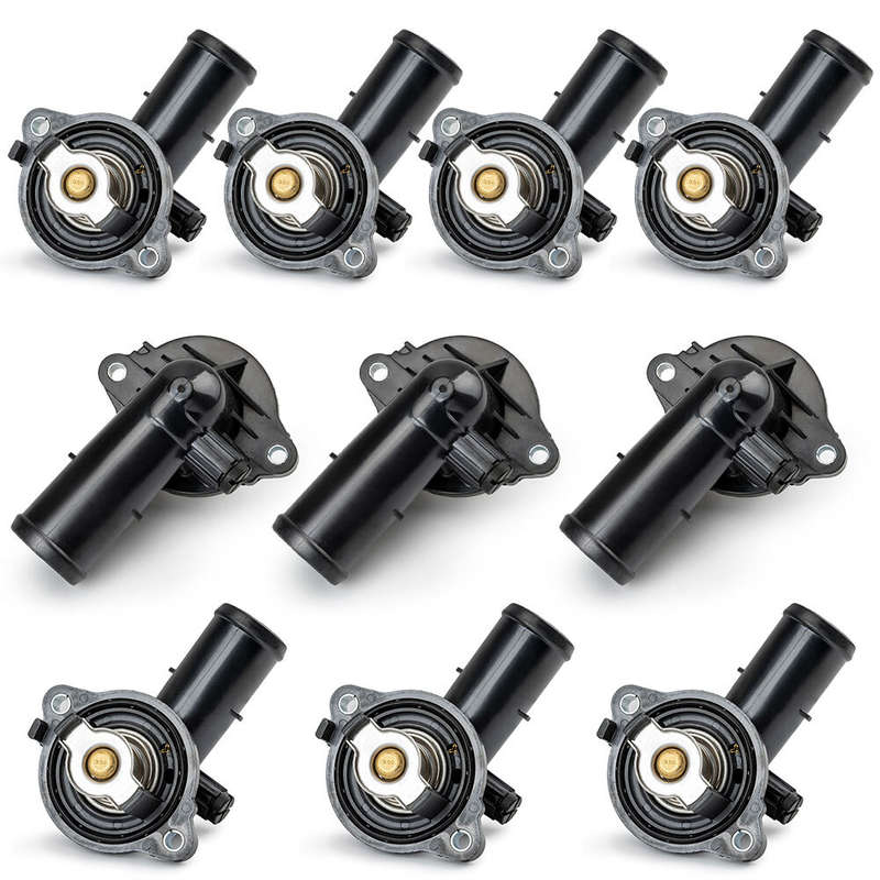 10Pcs Engine Coolant Thermostat For Jeep Wrangler JK 3.6L 2011-2018 5184651AH
