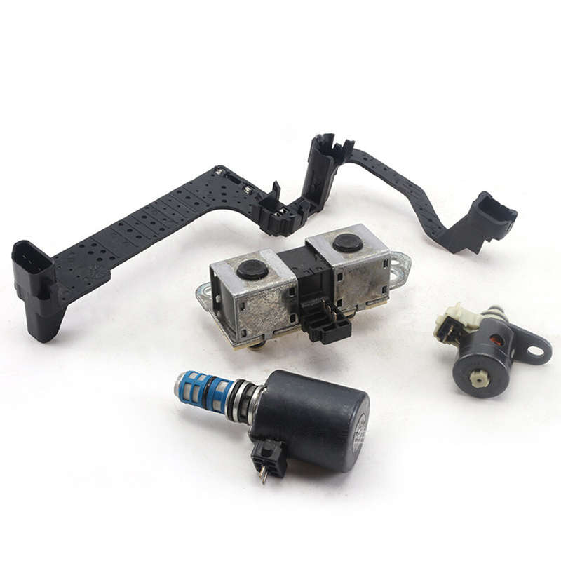 Set of 4 For Ford 1998-04 Transmission Solenoid Set Includes Harness AODE 4R70W