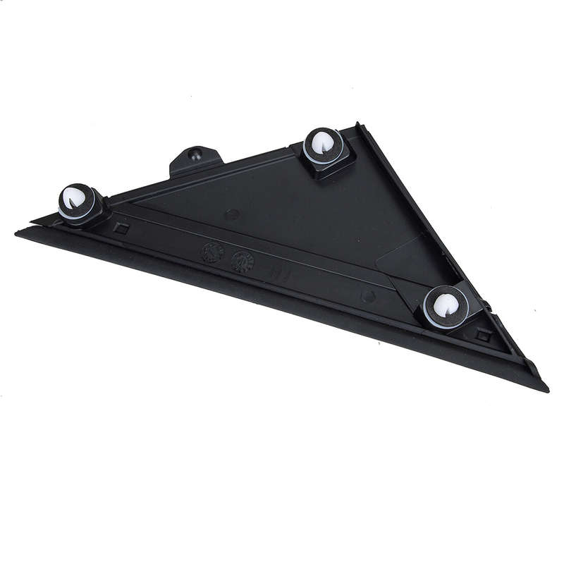 Gloss Black Left Side Rearview Mirror Flag Cover Molding Trim Fit for Fiat 500