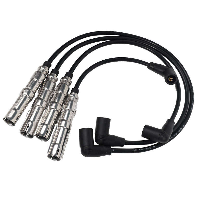 4PCS For Volkswagen Jetta Passat 06A905430 Spark Plug Wires Ignition Cable New