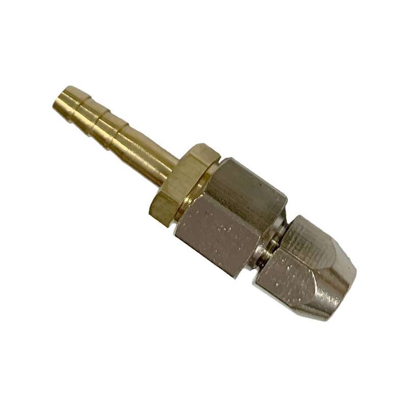 4mm to 4mm Brass Compression Hose Barb Fitting Transmission Cooler Line for Car