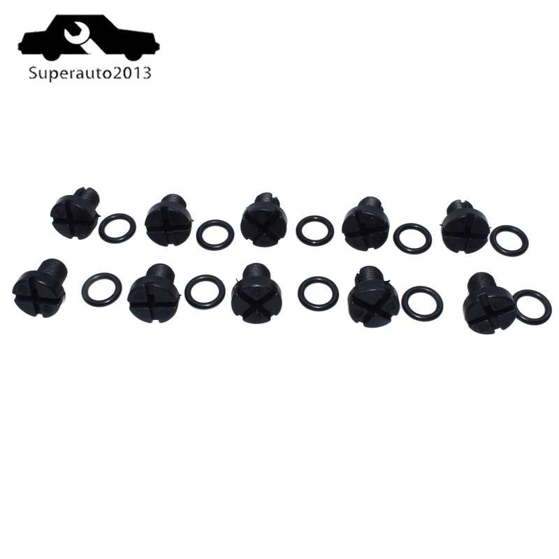 10X Coolant Bottle Expansion Tank Bleed Screw For BMW X1 X5 X3 X6 135i 328i 335i