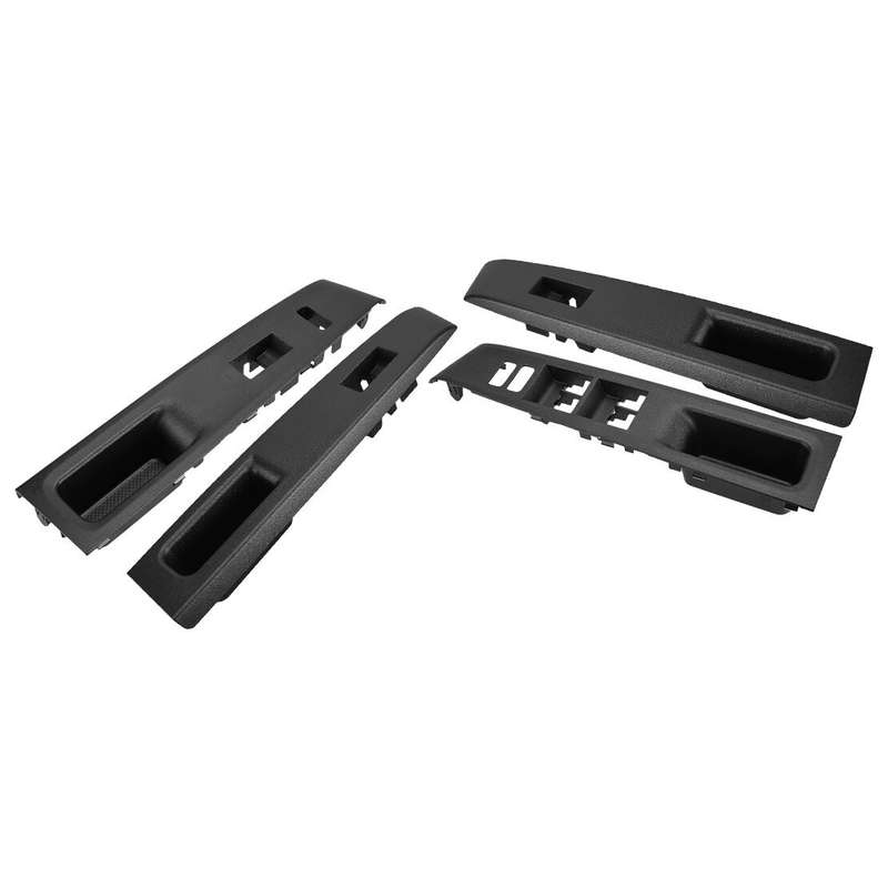 1set Door Window Control Switch Bezel Panel Cover Trim Fit for Toyota Yaris