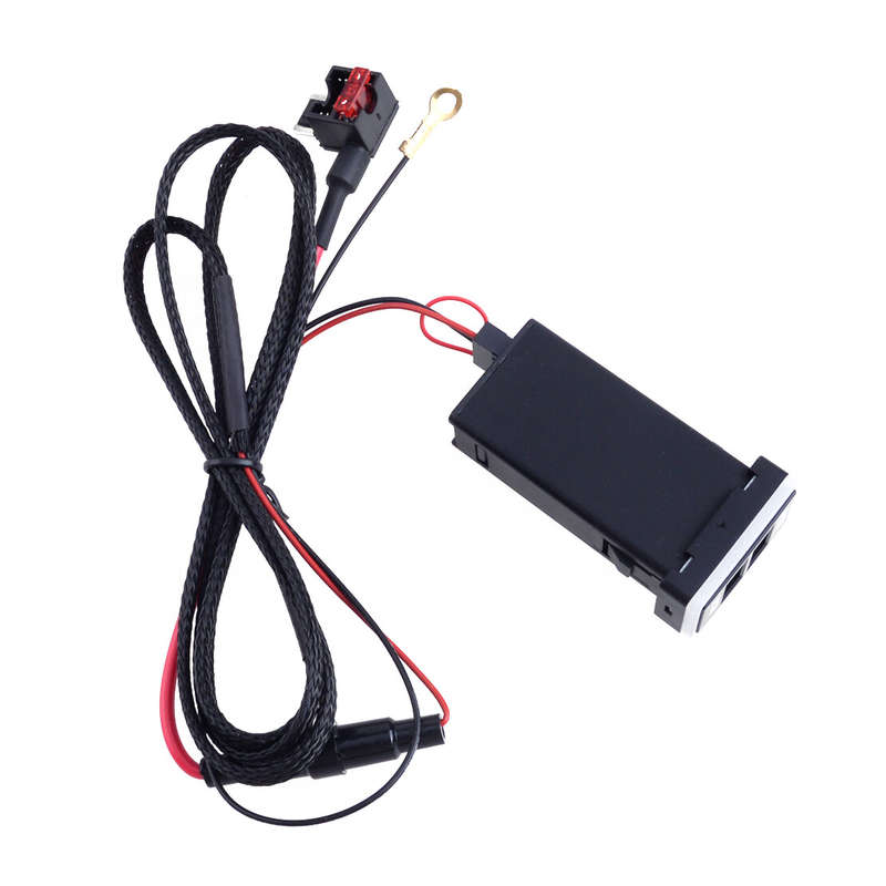 QC3.0 Dual USB Quick Charger Fit for Toyota Corolla Camry RAV4 Highlander