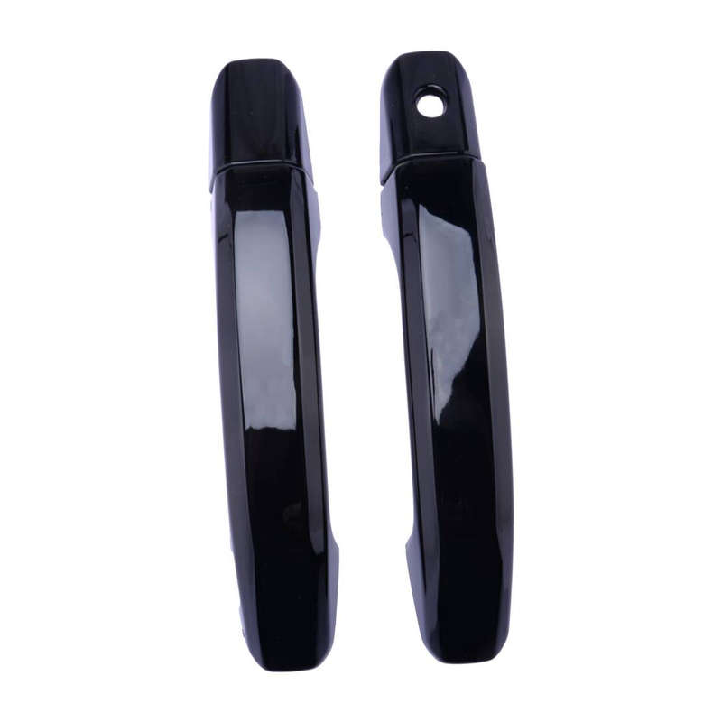 Gloss Black Side Door Handle Cover Trim Fit For Chevrolet Silverado GMC Yukon