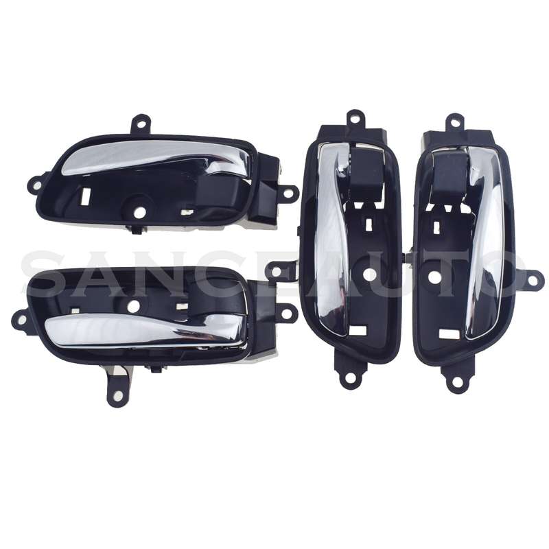 4PCS Left Right Inside Door Handles for Nissan Altima Pathfinder Titan 2013-2017