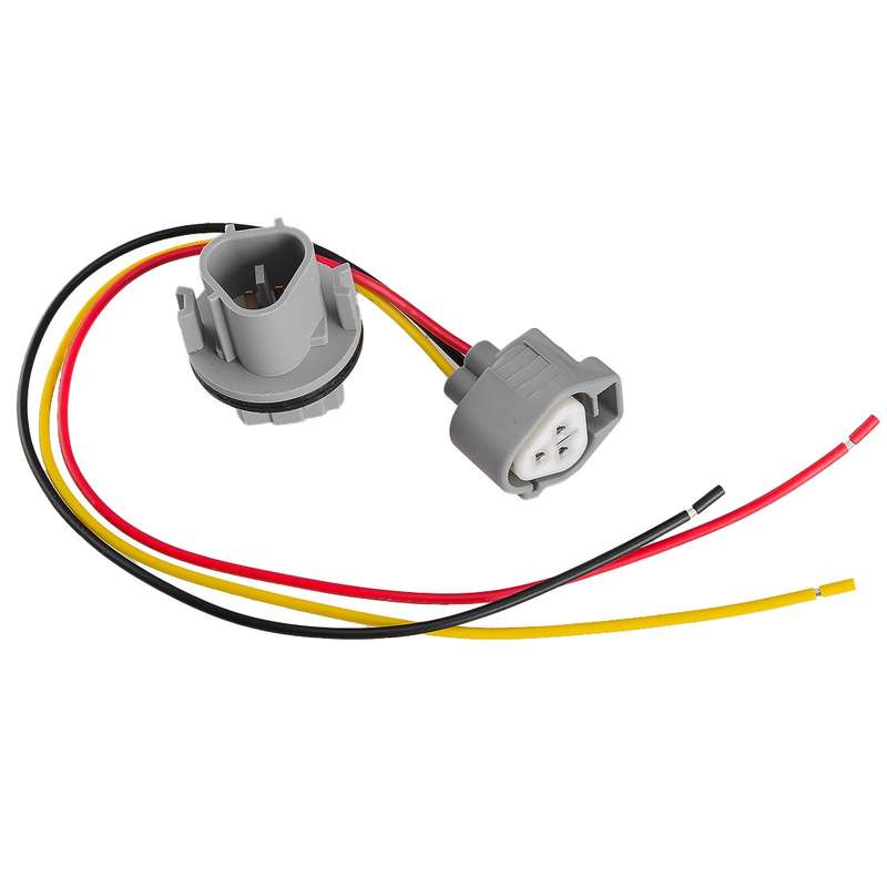 2X Headlight Cable Harness Socket Connector fit for Acura Mazda 3 Toyota RAV4