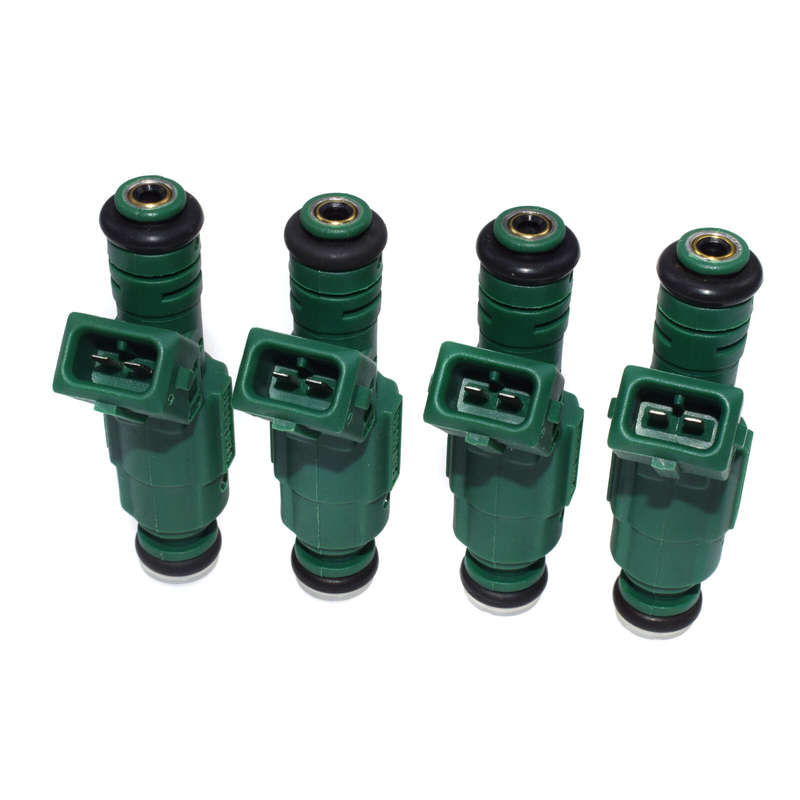 4PCS 440cc 42lb Fuel Injectors 0280155968 For VW Ford Focus Chevrolet Dodge New