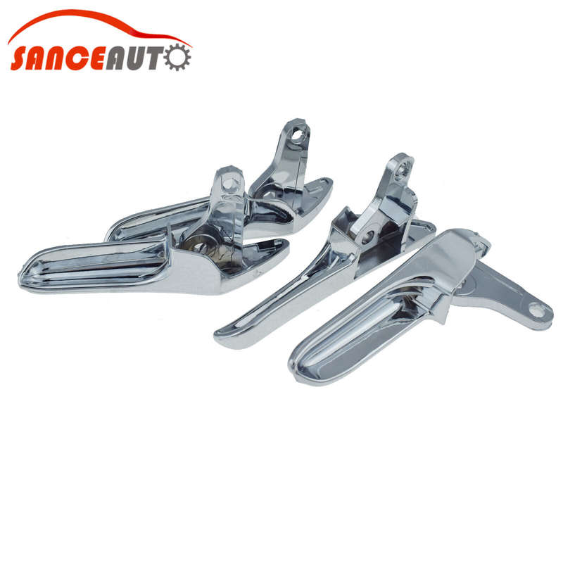Left Right Interior Door Handles 4PCS Chrome For Mercedes S211 W211 W219 03-09