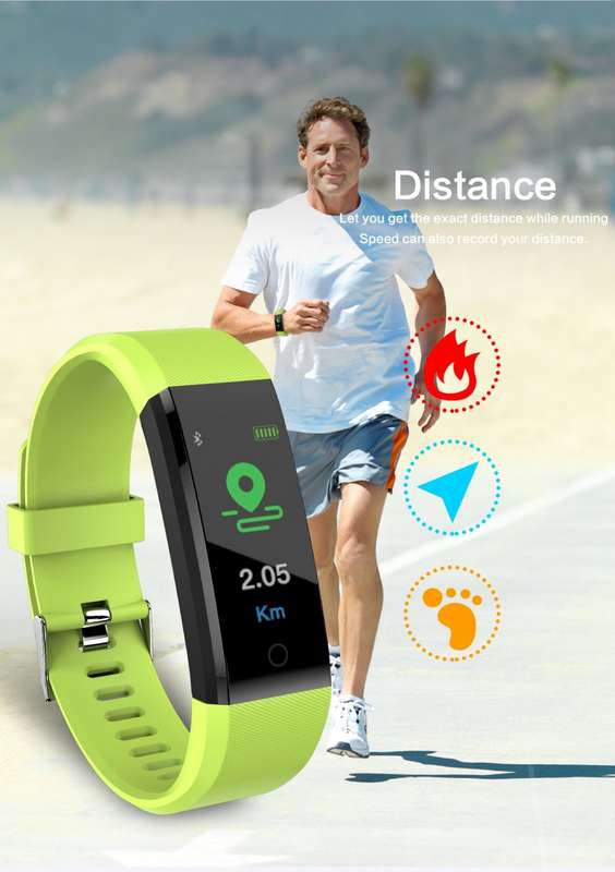 Smart Sports Watch - Activity Sleep Tracker Heart Rate Fitness Pedometer Bracelet Smart Watch