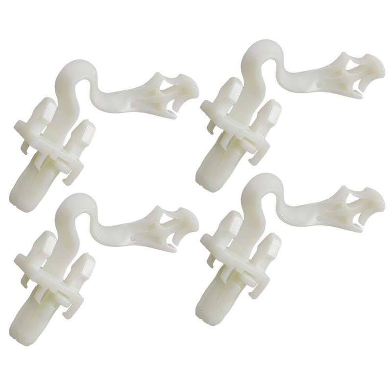 10pcs Car Interior A Pillar Trim Retainer Clips Fit for Toyota Lexus White Car