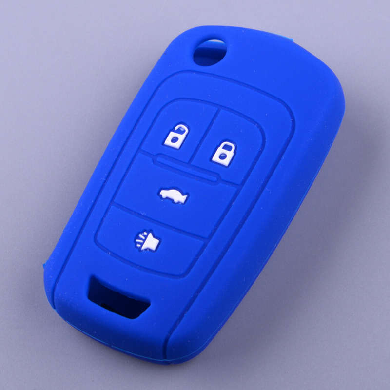 4 Button Silicone Remote Key Cover Fob Case Fit For Chevrolet Cruze GMC Buick