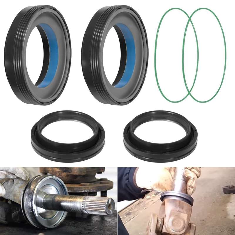 1 Set Front Axle Vaccum Knuckle &Tube Seal Kit 50491 41784-2 For Ford Super Duty
