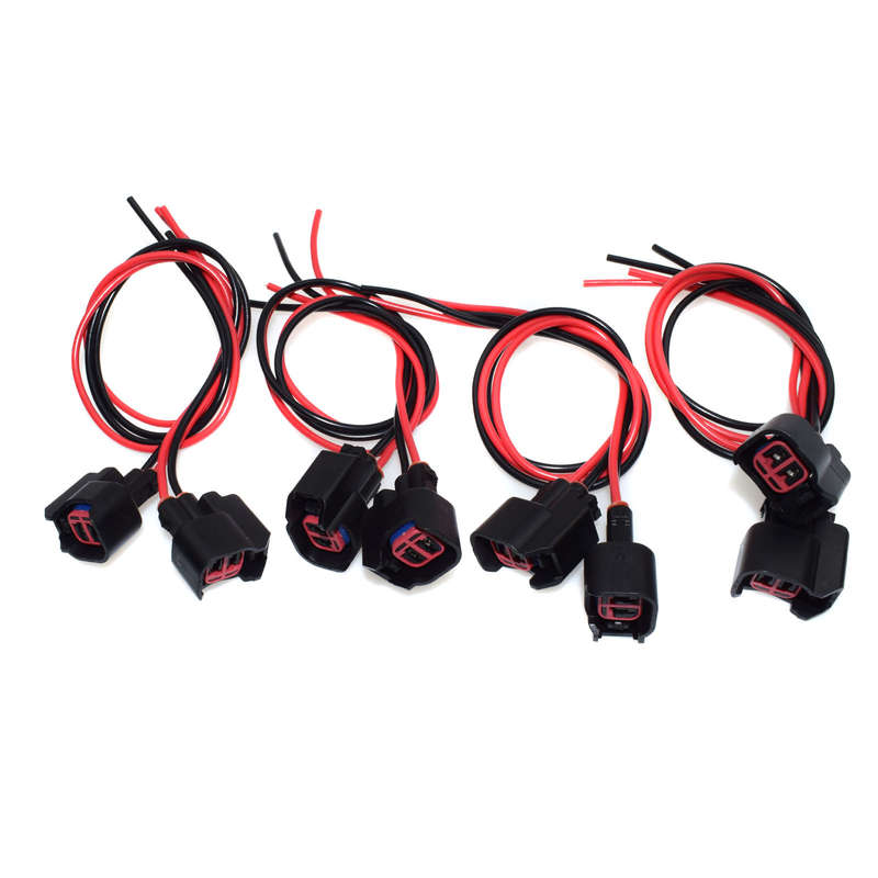 8 X Fuel Injector Harness Connector Pigtail For Ford Lincoln Mercury Jeep 1P1344