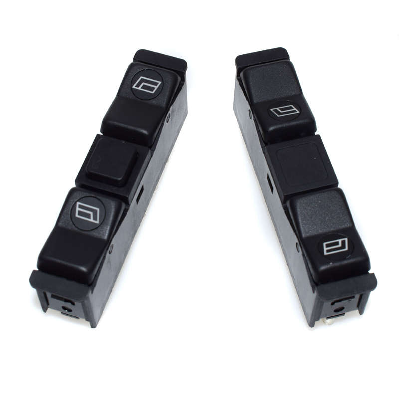 2X Front Left & Right Electric Power Window Switches For Mercedes-Benz 190E 190D