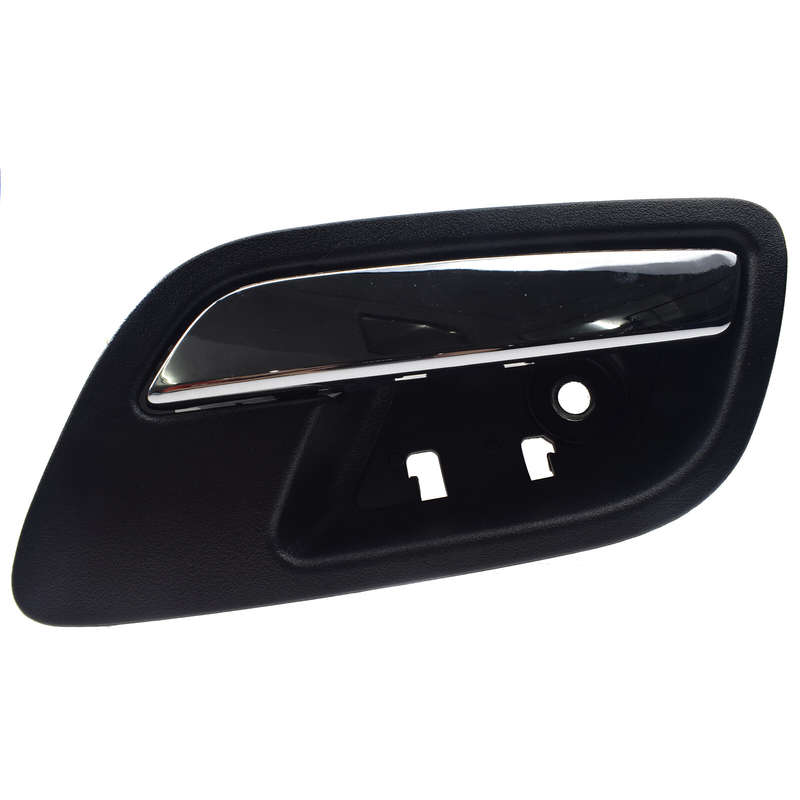 Black & Chrome Rear Inside Interior Door Handle Right Passenger RH for Chevy GMC
