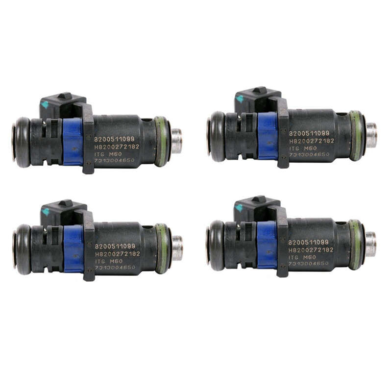 For Renault Megane 225 Laguna Espace 4Pcs Fuel Injector 8200511099
