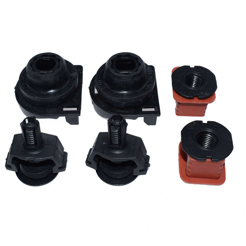 8PCS Radiator Mount Bracket Kit For Mercedes-Benz C200 C280 C300 GLK350 SL500
