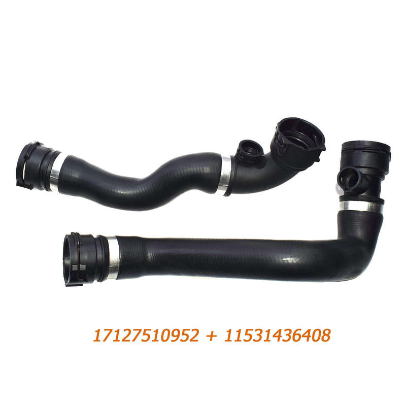 For BMW E46 E90 323i 325i 2PCS Upper Lower Radiator Coolant Hoses 17127510952