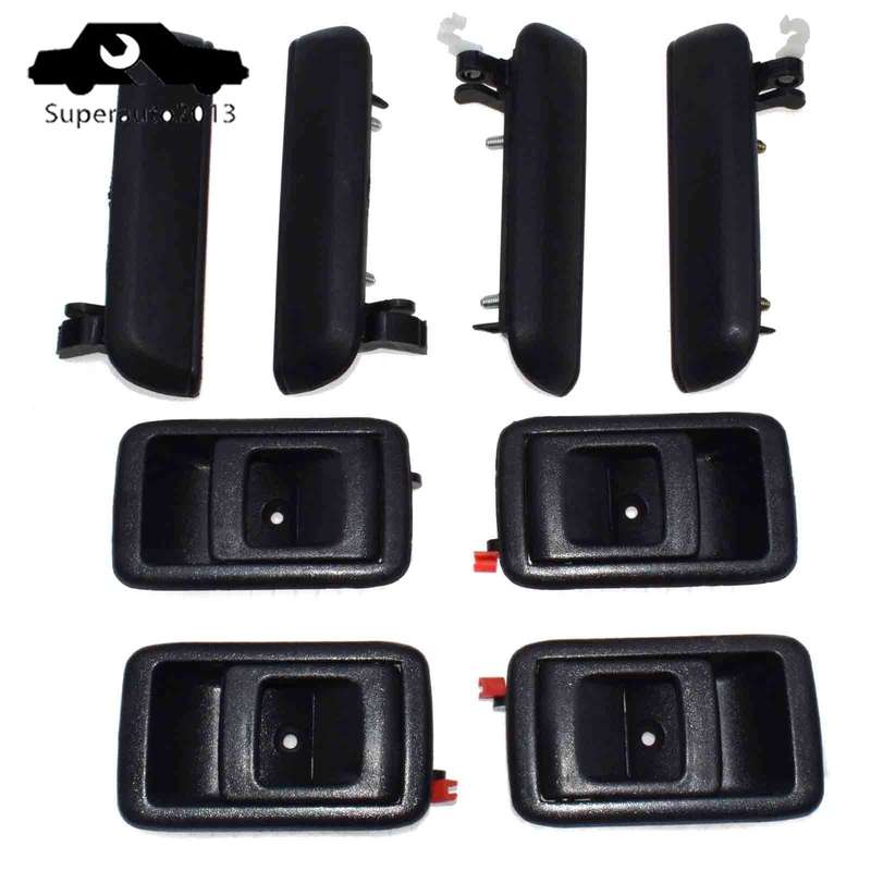 For Toyota Tercel 1995-98 Interior & Exterior Door Handle Front Rear Left Right